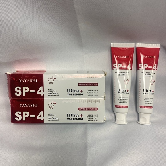 Yayashi SP-4 Super Probiotic-4 Ultra Whitening Toothpaste, 2 pack - Picture 3 of 4